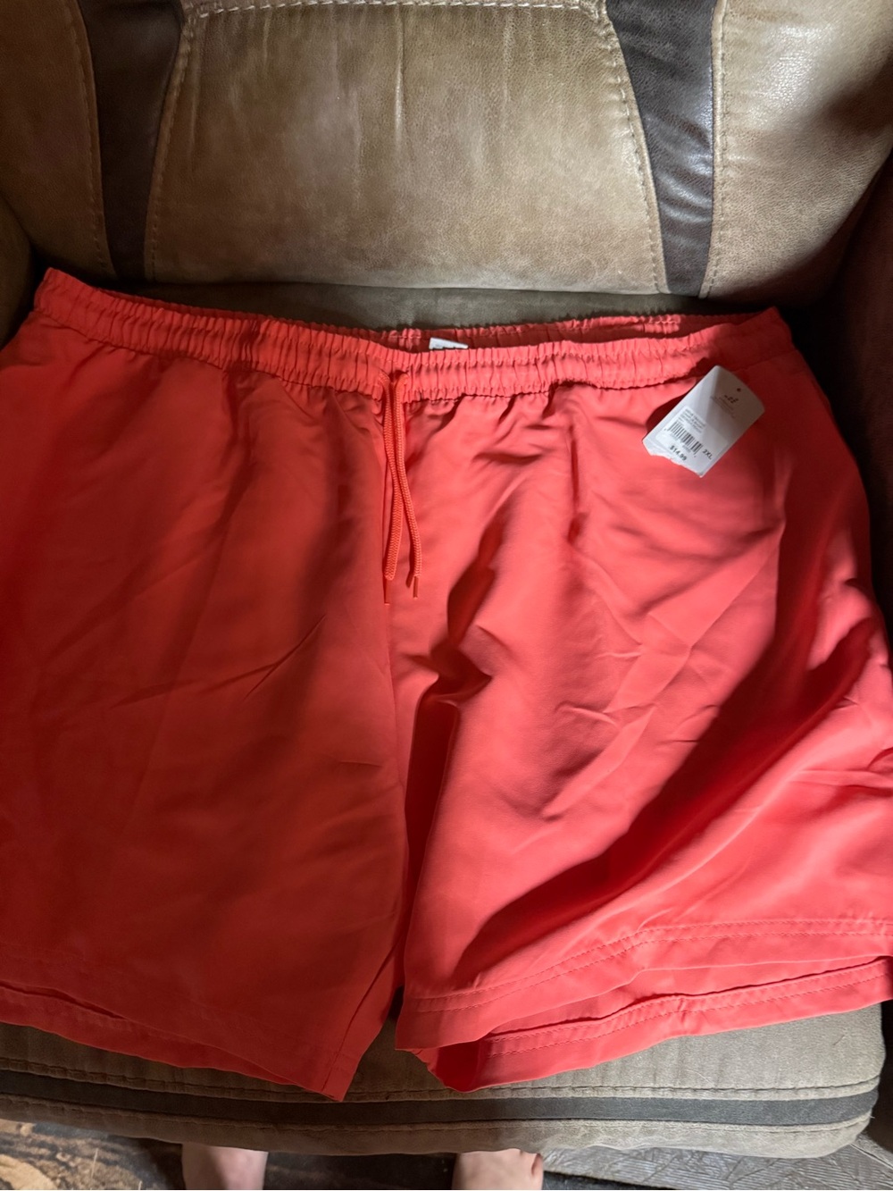 Peach Men's Training Shorts - Peach